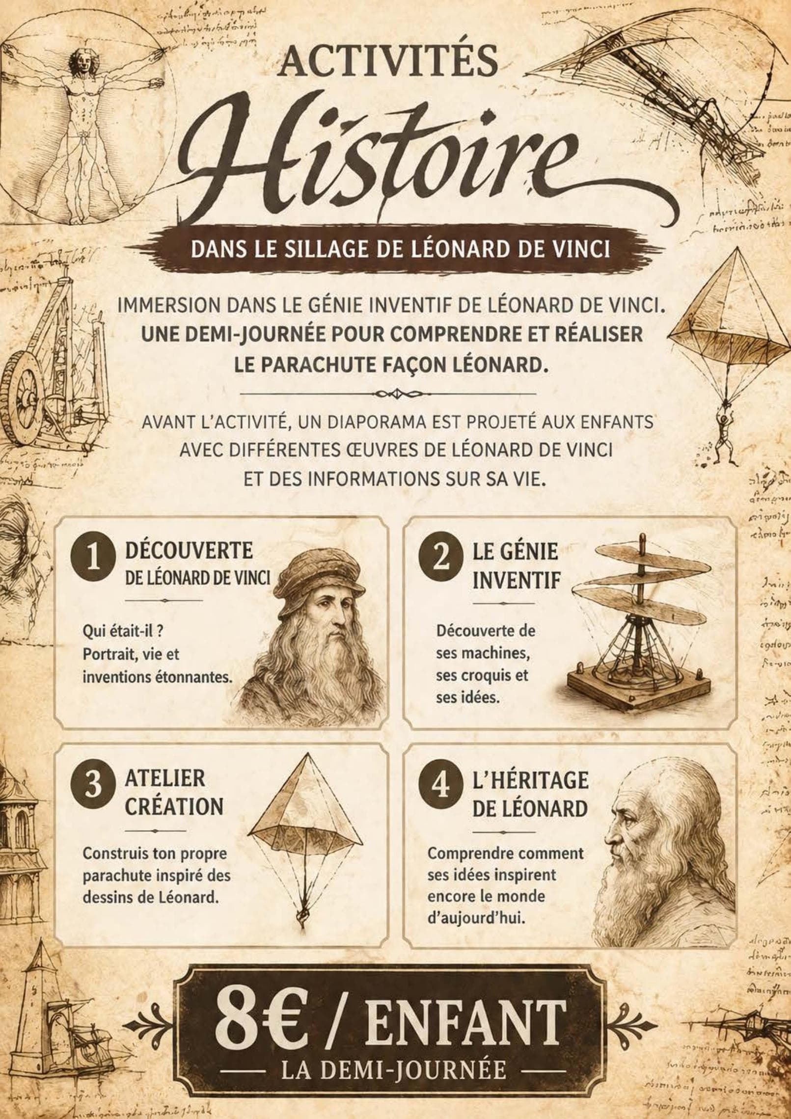 Léonard de Vinci - catalogue Astrofan Cosmos