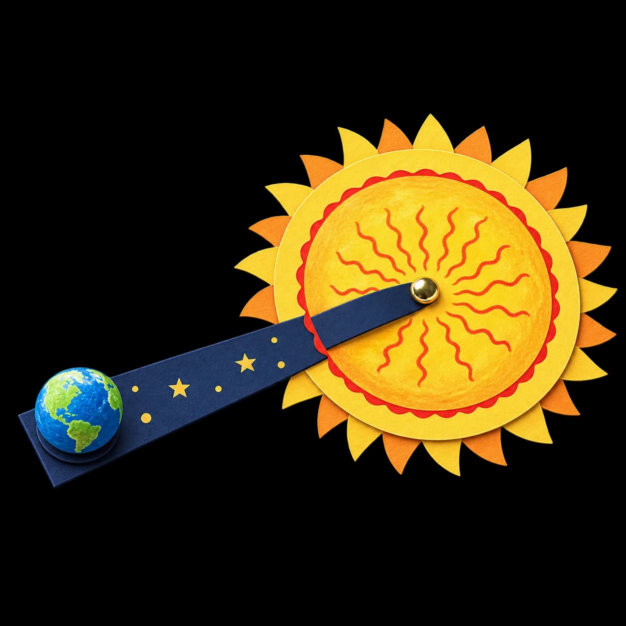 Maquette Terre et Soleil