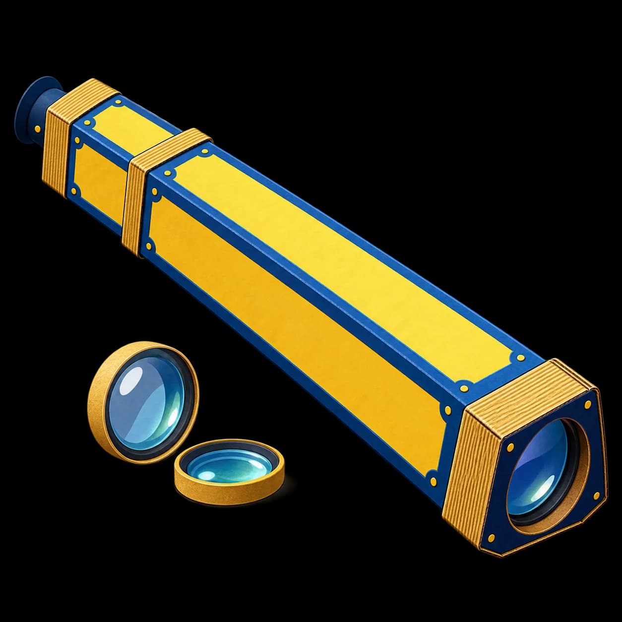 Lunette astronomique en carton